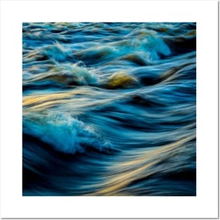 Awesome Ocean Blue Water Waves Posters and Art